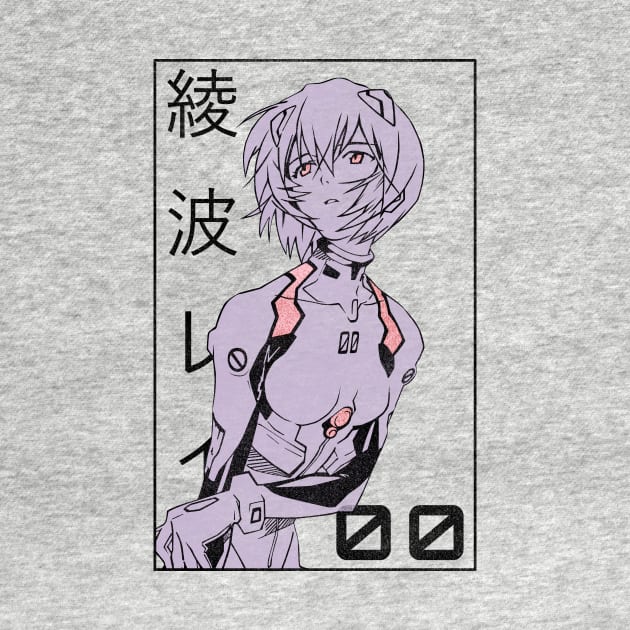 Rei Ayanami Evangelion Manga v2 by MaxGraphic